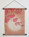 羅工房ミニタペストリー:円窓桜(和モダン)1点限り(桜 さくら サクラ)
