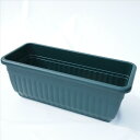 大和プラスチック NBプランター 65型 ダークグリーン65cm プランター 植木鉢 長方形 細長 こげ茶色 スクエア ガーデニング 園芸 庭 玄関先 草木 草花 花木 観葉植物 家庭菜園 寄せ植え