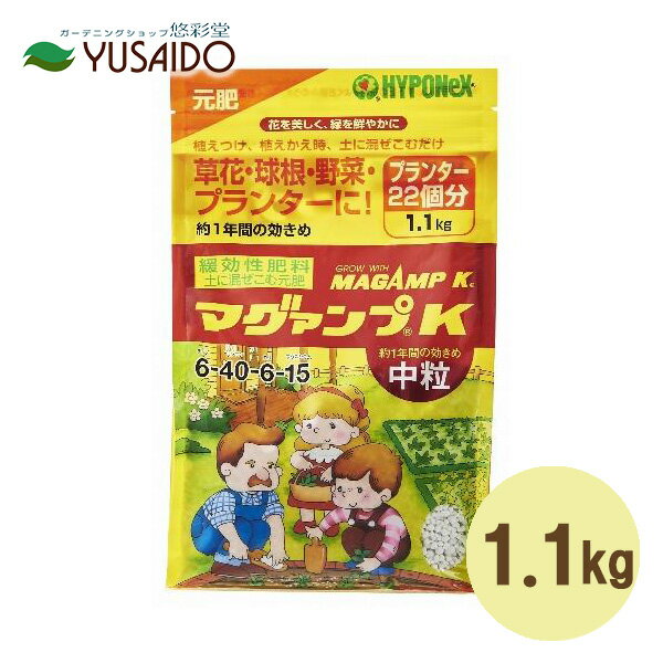 ハイポネックス マグァンプK 1.1kg 中