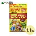 【ハイポネックス マグァンプK 1.1kg 中粒】遅効性 緩効性 化成肥料 花壇 寄せ植え 観葉 植物 庭木 果樹 野菜 くだもの ペチュニア ビオラ パンジー トレニア インパチェンス ゼラニウム ベゴニア モンステラ ゴムの木等に効く！