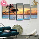 モダンアート『アート 絵画』【絵画】【手書き】【壁掛け】【油絵】【風景画】【絵】アートパネル 海『送料無料』『モダン インテリア アートパネル』【5パネルSET...