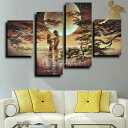 【絵画】【手書き】【壁掛け】【風景画】【油絵】【抽象画】【絵】【人物画】絵画 インテリア【送料無料】『モダン インテリア アートパネル』『4パネルSET 愛 1...