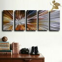 【絵画】【壁掛け】【手書き】【油絵】【抽象画】【絵】絵画 インテリア【送料無料】『モダン インテリア アートパネル』/5パネルSET メタルグラデ 1227/油...