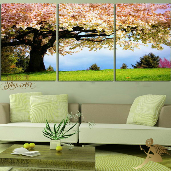 【油絵】【風景画】【絵画】【壁掛け】【手書き】【絵】絵画 インテリア 【送料無料】【絵画 和モダン 絵 和風】『モダン インテリア アートパネル 花』3パネルS...