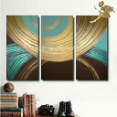 絵画 インテリア【送料無料】モダン アートパネル 抽象画『3パネルSET/デコライン 1628』壁飾り インテリア『デコボコ質感 抽象画』絵画 壁掛け 手書き油...