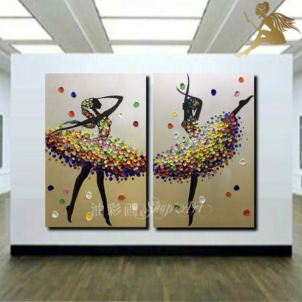 絵画 インテリア 【送料無料】壁掛け油絵 人物画 抽象画 絵『モダン アートパネル』凸凹質感【ハンドペイント】油彩画手書きの油彩画 キャンバスアート 『2パネル...