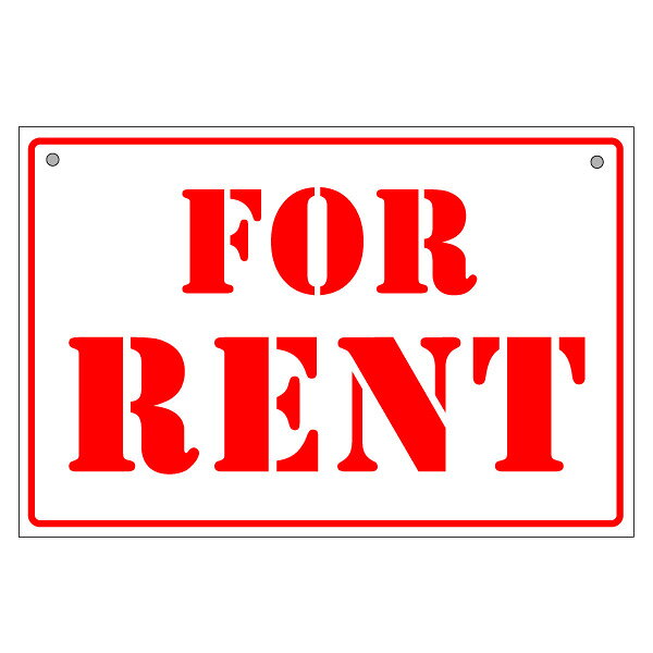 【FOR RENT 片面パネル看板・サイズ：幅約30×高約20cm・アーミー 空き室あり 空きあり】貸家や貸家等に、ハンドメイド 英語看板