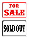 送料無料【表面FOR SALE 裏面SOLD OUT 両面パネル看板・大判Lサイズ幅約45×高約30cm・ロデオ 売出し中、売切れ】売ります ウエスタンアメリカ...