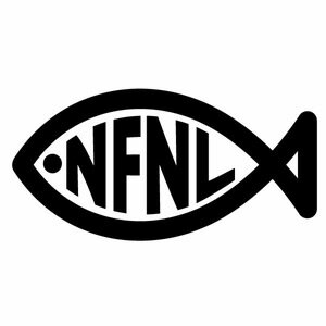 【NFNL（ノーフィッシングノーライフ） カッティングステッカー ミニサイズ 3枚組 幅約10cm×高約5cm】No fishing No life ハンドメイド 釣り ステッカー。