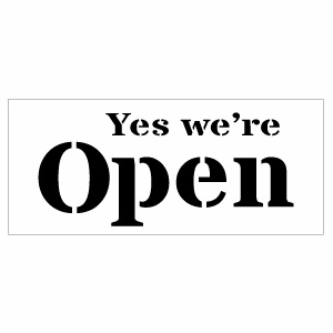 【オープンクローズ両面パネル看板・ミニサイズ：幅約23×高約10cm・DSBステンシル OPEN CLOSED】ミリタ..