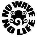 【NOWAVE NOLIFE (ノーウェーブノーライフ) 021 W5 カッティングステッカー 大判Lサイズ 2枚組 幅約24.5cm×高約24.5cm】ハンドメイド デカール。