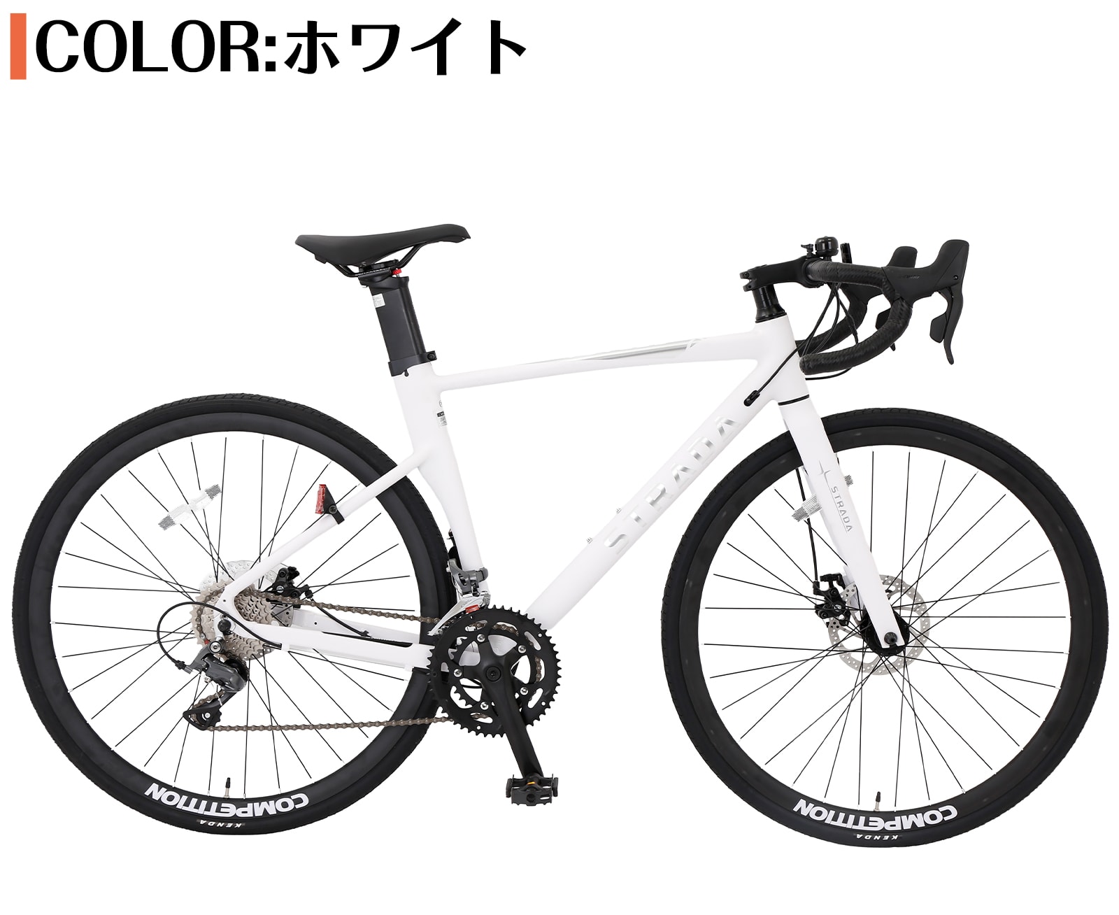 楽天市場】グレー（カラーホワイト）（ロードバイク｜自転車