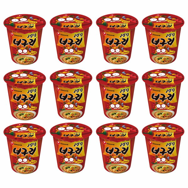 【最安値挑戦】 農心 ノグリラーメンカップ 62g ノグリうどん 12個セット | 韓国カップ麺 あともう一品にちょうど良いサイズ 非常食 保存食 夜食に丁度良い量のサムネイル