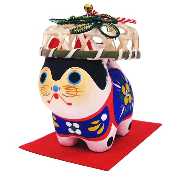 犬張子 笊(ざる)かぶり【お宮参り】【紙張子】