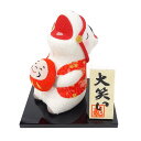 大笑い だるま持ち午(小)【R-25】【リュウコドウ】【国産・日本製】【干支 置物 馬】【午・馬・うま】【正月飾り】【2026年 干支の置物】【正月飾り 置物】