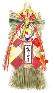 京都妙心寺退蔵院飾り 長特大【MT-501】【厄除祈願済】【お正月飾り】【正月飾り 玄関】【しめ飾り タテ型】