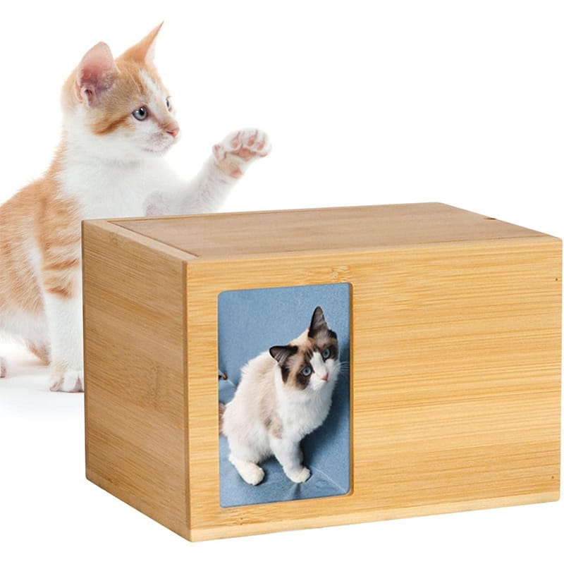 ペット仏壇 骨壷収納 犬 猫 ペット供養 メモリアルボックス 写真フレーム付き メモリアル用品 ペット用 遺骨入れ コンパクト 記念品