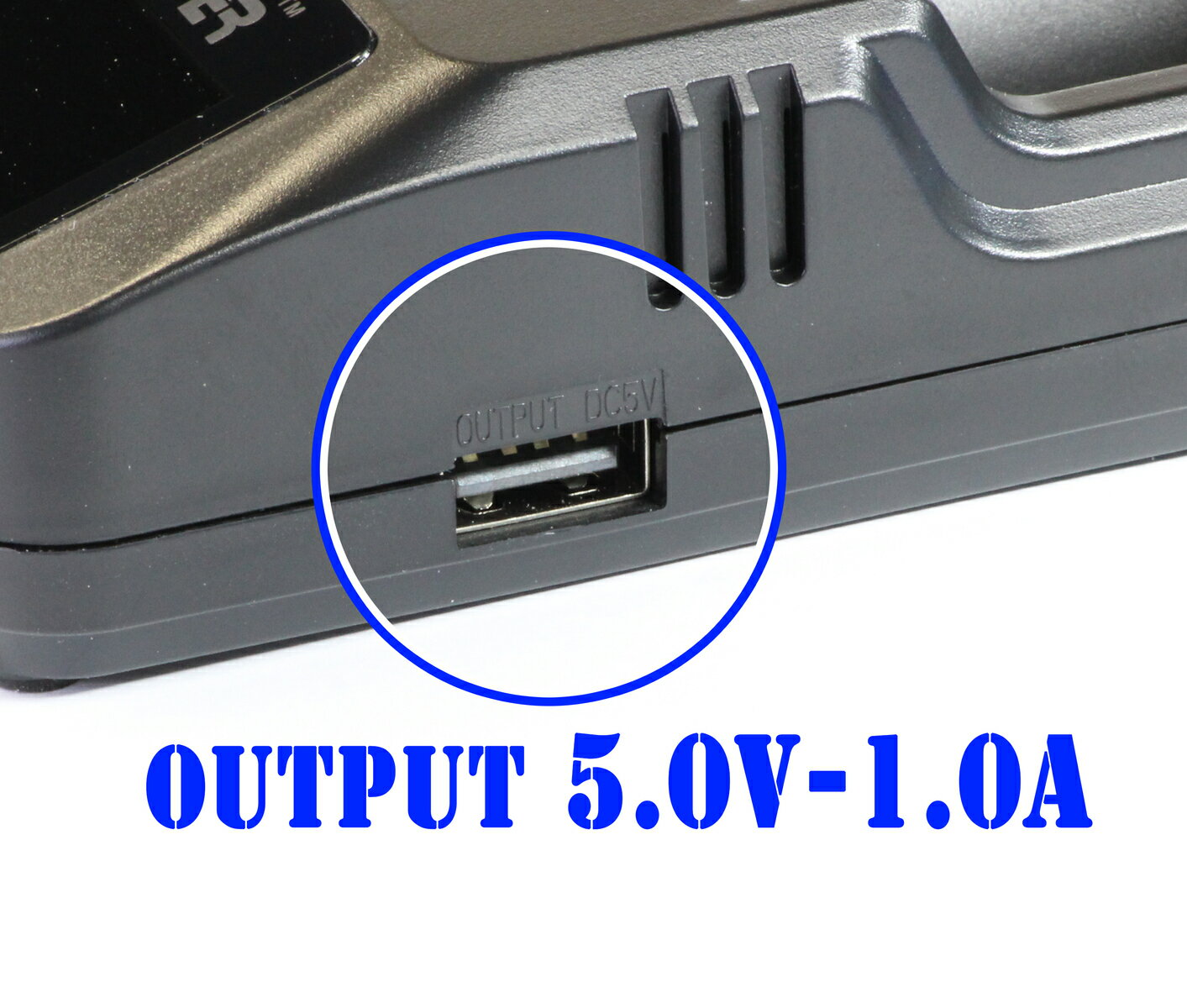 ��¨��ȯ����KEEPPOWER ���� L2 Plus LCD ������।����Хåƥ꡼ 2A USB��®���Ŵ� (��Х���Хåƥ꡼��ǽ�դ�)