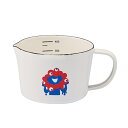 EXPO 2025 ミャクミャク ホーローメジャーカップ・S「シンプル」 YTH014/計量カップ 450ml 計量 混ぜ合わせ ホーロー 琺瑯 たまご ドレッ...