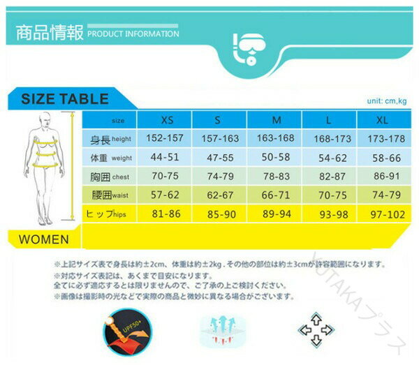 ウェットスーツ レディース 3mm フルスーツ バックジップ仕様 ネオプレーン素材 サーフィン ダイビング..