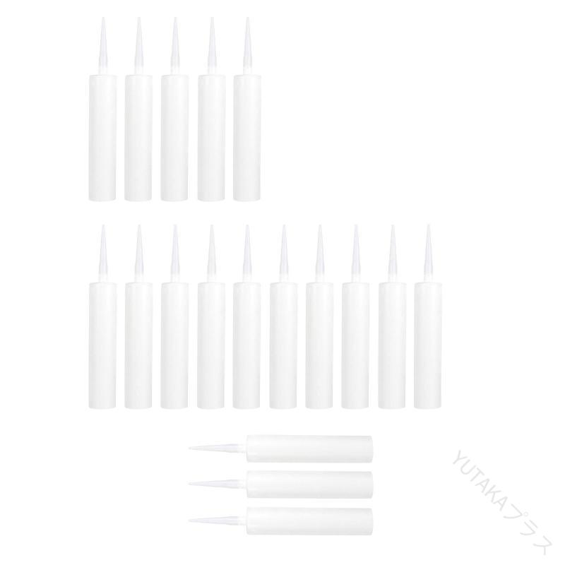 空のコーキングチューブ 310ml コーキングシーラントチューブ メンテナンス用詰め替えカートリッジ ノ..