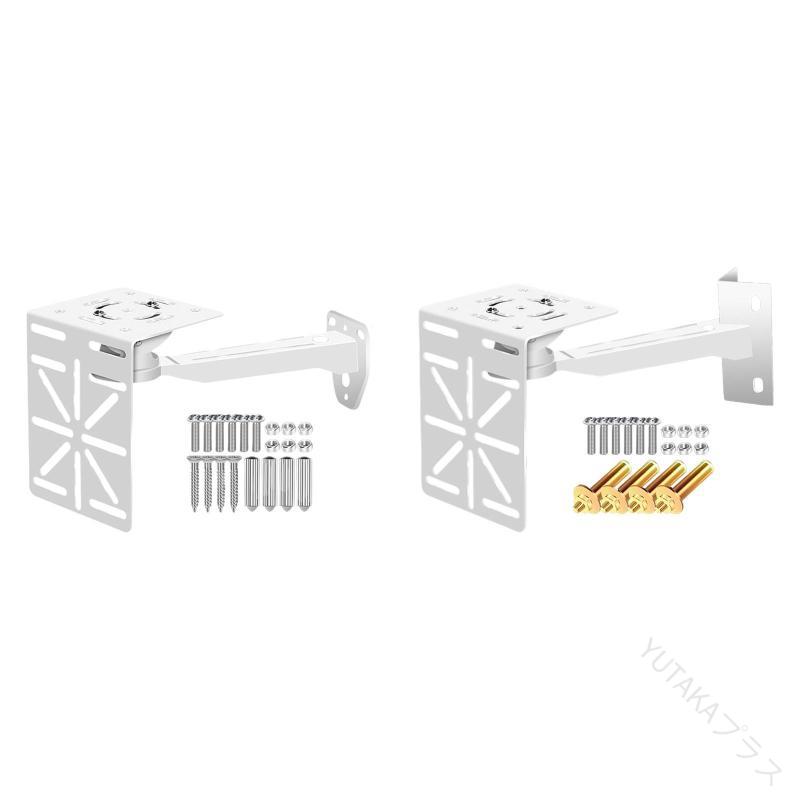 セキュリティカメラマウントブラケット L字型 頑丈で耐久性の高い回転式ドーム型カメラマウント 裏庭や..