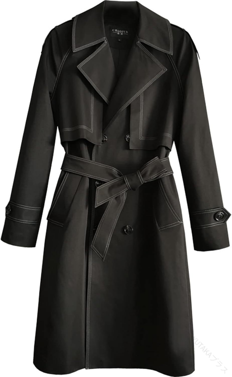 スプリングコート ロング丈 メンズ トレンチコート お洒落 ビジネス カジュアル チェスターコート ダブルブレスト スリム 春秋 アウター 紳士 男性用 トップス 薄手 防寒 防風 大きいサイズ 軽量で快適な着心地の春秋用アウター