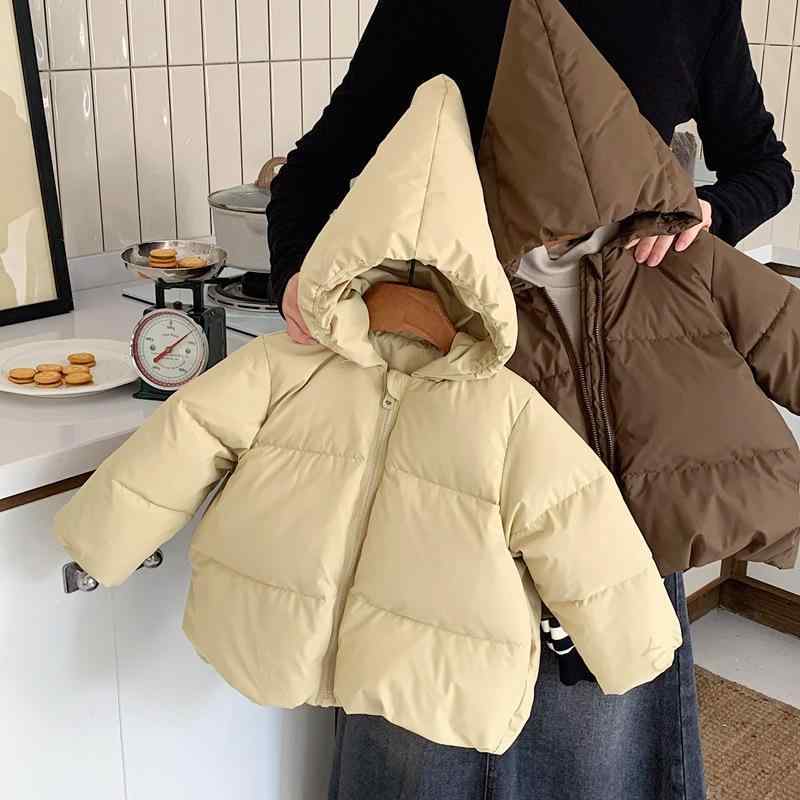 楽天YUTAKAプラス子供服 ダウンジャケット 男の子 フード付き アウター 秋冬用 白ダックダウン使用 80cm 90cm 100cm 110cm 120cm 130cm イエロー カーキ 中綿入り 厚手 カジュアルスタイル 防寒対策に最適