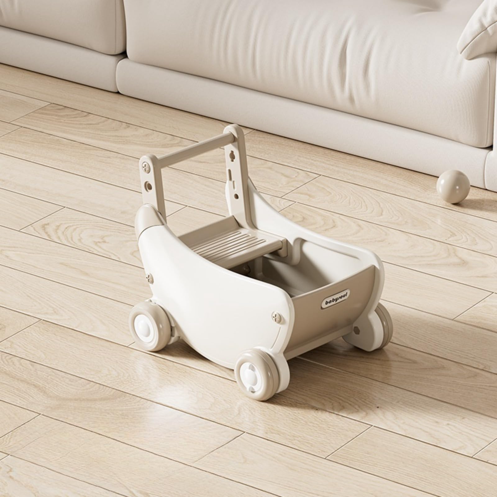手押し車 おもちゃ収納箱 乗用玩具 赤ちゃん キッズワゴン ベビーウォーカー 知育玩具 つかまり立ち 歩行練習 男の子 女の子 玩具 出産祝い 誕生日 大容量 収納習慣 多機能 耐久性 カーキ ホワイト プレゼント ギフト 贈り物