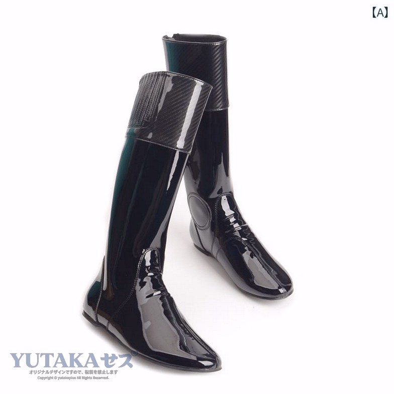 乗馬 ブーツ ナイト レーシング レザー ハイ チューブ 競技 馬術 馬具 用品 トレー...