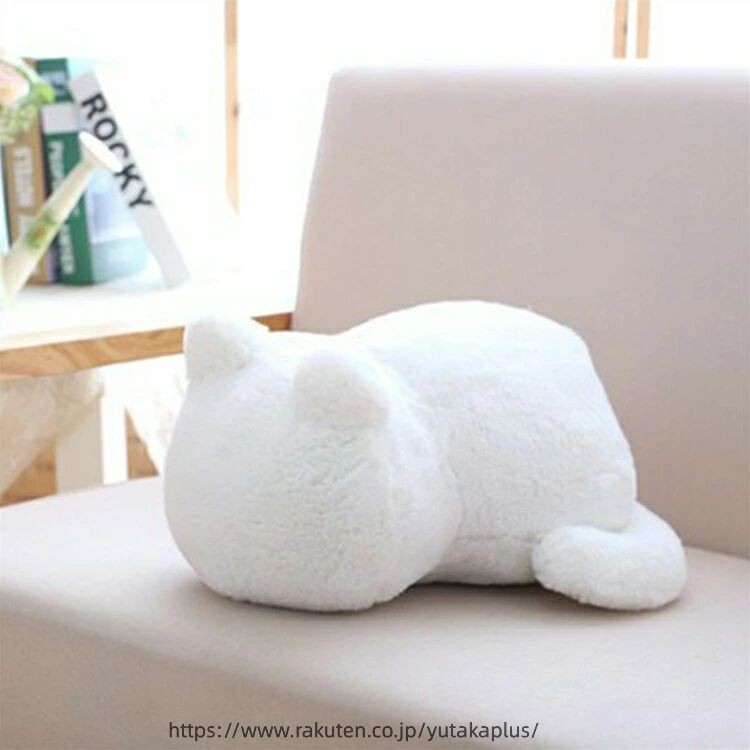 ねこ 猫 ぬいぐるみ 手触り ふわふわ もこもこ 可愛い 一番人気 添い寝枕 枕 INS 抱き枕 無地 柔らかい おもちゃ もちゃ 床ごこち ギフト プレゼント 癒し極上肌触り インテリア 2