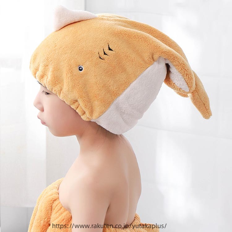 ドライキャップ プレゼント タオルキャップ ヘアドライタオル プール 大人 男の子 ...