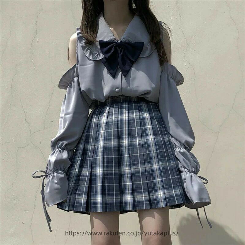 コスプレ衣装 可愛い セーラー襟 女子制服コスプレ リボン コスプレ 大きいサイズ セーラー服 セットアップ 上下セット 制服 高校生 長..
