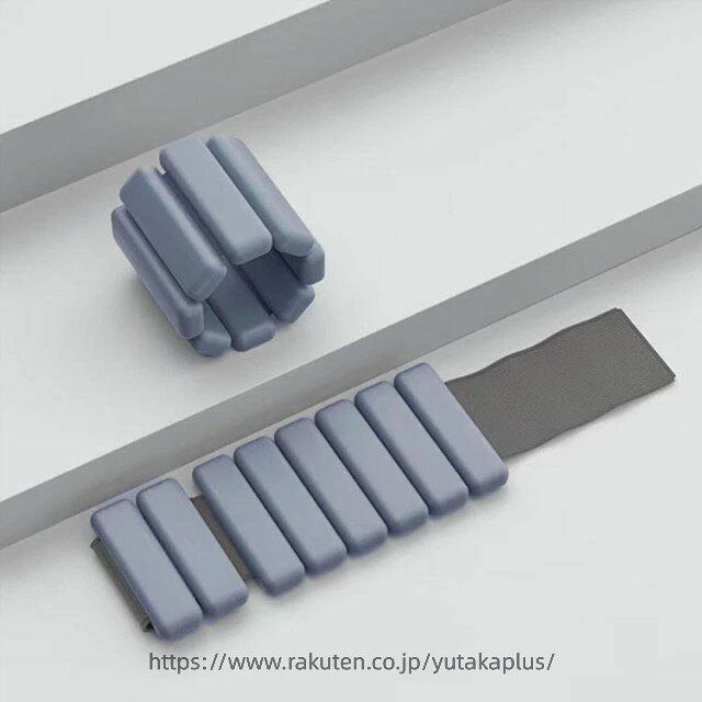 YUTAKAプラスのリストウェイト パワーアンクル 900g 重さ調整可能 2ポンド 重り アンクルウェイト 1ポンド 筋トレウェイト 初心者向け 目立たない 薄型 洗える 筋トレ アンクルウェイト 足首 手首 1kg 兼用 事中 ウォーキング エクササイズ ランニング｜アングル3