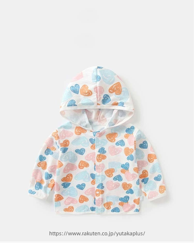 ベビー服 UVカットパーカー キッズ 長袖 UVカット パーカー UV対策 紫外線防止 紫...