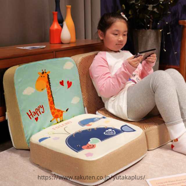 お食事クッション 高さ調整 10cm 5cm 子供用 クッション ベルト付き 椅子 チェア ...