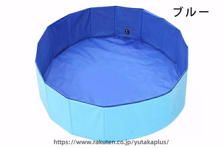 160×30cm プール 空気入れ不要 子供用/ペット用 ペット用プール 庭 ペットバスプー...