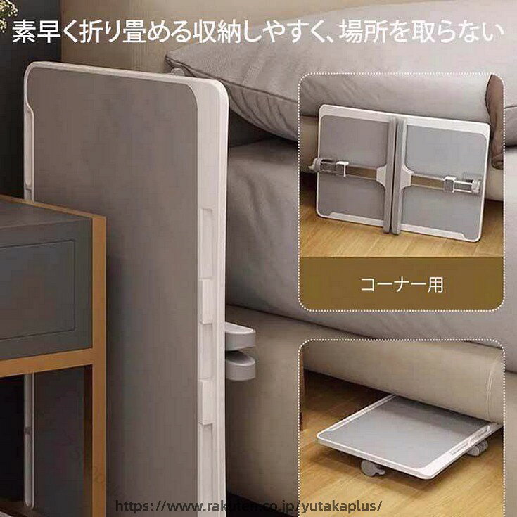 ベッドテーブル 多機能テーブル 折り畳みテーブル ノートパソコンスタンド ベッド上デスク 省スペース 便利家具 軽量設計 在宅ワーク 読書用 食事用 角度調整 高さ調整 移動簡単 収納 yutakaplus-10053211 YUTAKAプラス サンプル画像2