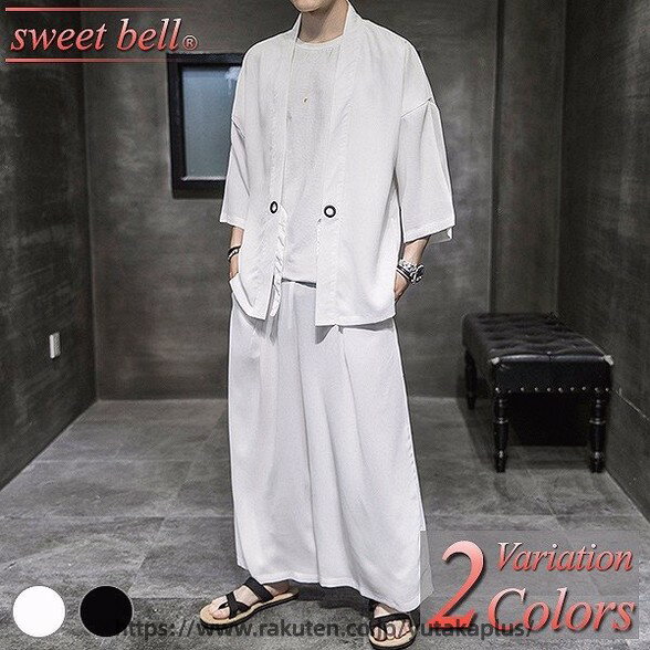 サイズM L XL 2XL 3XL 4XL 5XLサイズについての説明サイズ （約 cm） 　M：トップス着丈68・胸囲102・肩幅69・袖丈29 　M：ボトムス着丈89・ウエスト66〜・ヒップ103 　L：トップス着丈70・胸囲106・肩幅70.5・袖丈29 　L：ボトムス着丈90.5・ウエスト70〜・ヒップ108 　XL(2L)：トップス着丈71・胸囲112・肩幅72・袖丈30 　XL(2L)：ボトムス着丈91.5・ウエスト74〜・ヒップ111 　2XL(3L)：トップス着丈73・胸囲118・肩幅74・袖丈31 　2XL(3L)：ボトムス着丈92.5・ウエスト78〜・ヒップ115 　3XL(4L)：トップス着丈75・胸囲124・肩幅76・袖丈32 　3XL(4L)：ボトムス着丈93.5・ウエスト82〜・ヒップ119 　4XL(5L)：トップス着丈77・胸囲130・肩幅78・袖丈33 　4XL(5L)：ボトムス着丈94.5・ウエスト86〜・ヒップ123 　5XL(6L)：トップス着丈78・胸囲134・肩幅79.5・袖丈34 　5XL(6L)：ボトムス着丈95.5・ウエスト90〜・ヒップ129 　※ウエスト表記は伸縮素材の平置き実寸です。 　※ウエストの伸縮範囲はプラス10cm前後です。 　※お買物ガイド内でサイズ交換ご対応しております。 　※通気性が良く吸水性の高い上質素材を使用 　※春先から秋口まで「ロングシーズン」使える！素材素材：ポリエステル65%・コットン35%色ブラック ホワイト備考注意★洗濯時、色落ちがございます。他の物とのお洗濯もお控えくださいませ。湿気を含んだ状態や水を含んだまま放置しないでください。この製品は洗濯で若干縮むことがあります。洗濯機は使用できません。※ベージュ×モカのみ使用糸の関係上、風合いが少々異なります。 ●綿混合商品は洗濯時に多少縮む事がございます。 ●本製品は生産過程におきまして、生地を織る際の糸の継ぎ目や多少のほつれが生じることがありまが、品質上は問題ありません。また、生地の織りに他繊維が混紡している場合もございます。▼色落ちの恐れがございますので、他のものとは分けて洗濯してください。▼タンブラー乾燥はお避け下さい。▼洗濯の際は他の物と区別して、漂白剤を避け、手洗いを お勧めします。 この商品を購入された方のレビュー&nbsp;すべてのレビューを見る（1件） ⇒このショップのレビューを見る 総合評価総合評価に有効な件数に達しておりません。 がすぱーる。さん　40代/男性 評価4.00 投稿日：2025年08月24日 &nbsp;176cm73kg 3XLで！ 176cm73kg 3XLでサイズバッチリ！ 生地は薄いですが肌触りがよく、とても柔らかいので部屋着にもちょっとしたお出かけにも良いです。 ただ、生地が薄く柔らかすぎるのか袴っぽくならないですね。　 &nbsp;実用品・普段使い&nbsp;&nbsp;自分用&nbsp;&nbsp;はじめて&nbsp; 新作 2点セット キッズ 刺繍 ワンピース ドレス フォーマル 価格3,150円 &nbsp;&nbsp;&nbsp; このショップの人気商品ランキング 位 円 (