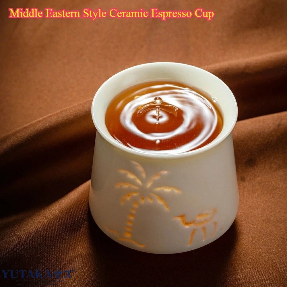 懸念される化学物質:なしタイプ:コーヒーカップ素材:ボーンチャイナ懸念される化学物質:なしタイプ:コーヒーカップ素材:ボーンチャイナ銘柄:NoEnName_Null起源:Cn (原点)1:Middle Eastern Style Ceramic Espresso Cup Creative Transparent Hollow特徴：1.デザインは中東の文化からインスピレーションを得ており、カップのデザインには中東の強い要素が組み込まれています。カップの前面にはヤシの木とラクダの模様が、背面にはアラビアの装飾が彫刻されており、典型的な中東の自然風景と文化シンボルを示しています。2.絶妙な素材と職人技：カップは高品質のセラミック素材で作られており、滑らかで繊細な表面を持ち、柔らかい光沢を示します。繊細な彫刻技術により模様が生き生きとしており、日常使いからコレクションまで装飾価値が高く評価されています。3.エレガントでエレガントなカラーマッチング：カップはライトイエロー、ライトピンク、ライトグリーンの3色に分かれています。新鮮でエレガントなだけでなく、カップの彫刻模様もよく引き立てられ、人々に静かで調和のとれた視覚的な楽しみを与えます。4.実用性が強い：カップは適度なサイズで、握りやすいです。コーヒーや紅茶などの飲み物を提供するのに適しています。容量は適度で、飲みやすく、燃えにくく、毎日の使用に最適です。5.豊かな文化的意味：このカップは飲料用具であるだけでなく、文化の伝承者でもあります。中東の独特のスタイルと深いつながる歴史的遺産を伝え、中東文化への関心と憧れを呼び起こすことができます。物語が詰まった贈り物です。仕様:素材: セラミックサイズ: 6.2*6.8cm 6.6*7cm色: ピンク、イエロー、グリーン注記:小売、ドロップシッピング、卸売、カスタマイズをサポートします。大量にご購入の場合は必ずご確認ください 連絡してください、あげます 驚きの価格ご購入量に応じて、ご協力をお待ちしております。画面設定や照明の違いにより、オブジェクトの色が写真と若干異なる場合があります。商品のサイズは手作業で測定しているため、若干の誤差が生じる場合があります。実際の商品をご参照ください。フィードバックについて:当社の IDoserSomuns 製品とサービスにご満足いただけましたら、5 つ星のレビューを残してください。当社に対するお客様の認識が当社の進歩の原動力であり、これは当社にとって非常に重要です。当社の IDoserSomuns にご満足いただけない場合 製品やサービスについては、否定的なフィードバックの前にご連絡ください。満足するまで問題を積極的に解決しようとします。 ご理解とご支援を賜りますようお願い申し上げます。 .中東風 エスプレッソカップ セラミック 透明 中空 彫刻 アラビア文字 ラクダ デザイン ユニーク ギフト コーヒー用 陶器 マグカップ 珈琲カップ おしゃれ 軽量 耐熱 手作り 贈り物 プレゼント 陶磁器 食器 キッチン用品 コーヒーカップ コーヒー器具 コーヒーグッズ アラビアンスタイル カフェ用品 コーヒータイム セラミックカップ 独特 個性的 人気 おすすめ セール ランキング。 指定された配送時間は承っておりません。