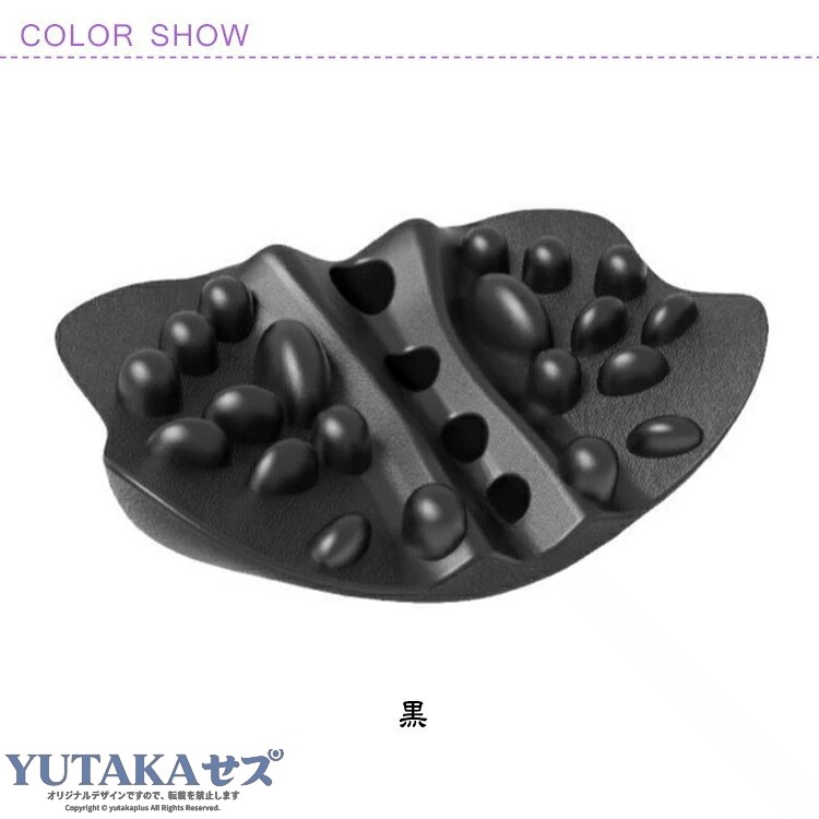 YUTAKAプラスの肩甲骨はがしピロー 肩甲骨ピロー 肩甲骨はがし 肩甲骨 ほぐす かた 肩 肩こり コリ こり 首 プレゼント 姿勢矯正 腰痛 ツボ押し はがし ほぐし 解消グッズ マッサージ ストレッチ 健康｜アングル2
