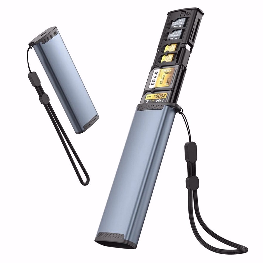 SDカードケース カードは付属しない 12in1 iPhone/USB3.0/タイプc SDカードリーダー OTG対応 双方高速..