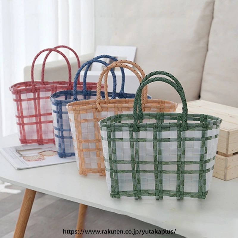 Handbag Type - レディース ショルダーバッグ 夏バッグ サマーバッグ カゴバック カゴバッグ かごバック 大容量 軽量 ショルダー バッグ 織 バッグ 大人かわいい プレゼント