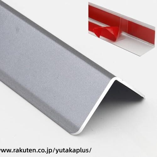 樂天商城 - ステンレス コーナーガード アルミ合金 L型 4cm 1m 自己接着 防護 壁保護 防水 頑丈 金属エッジ ドアガード フレーム保護 リビング 室内 安全 装飾 シルバー エッジプロテクター ストリップ
