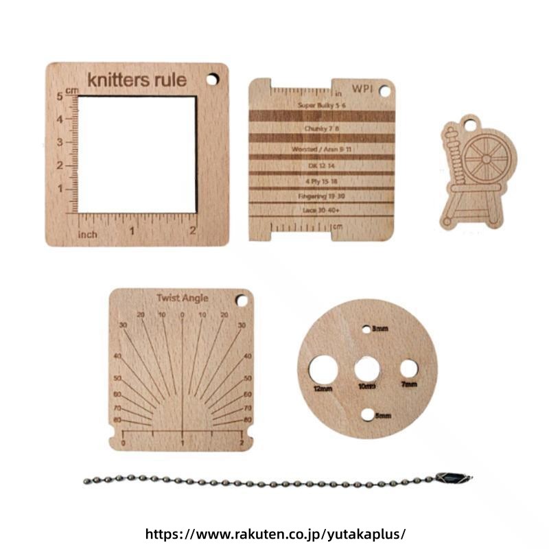 Rakuten - 木製 編み物 ツール フェルティング 専用 角度 測定 ルーラー クラフト用品 DIY 手作り 便利 アイテム ウール フェルティング 専門 手作り用品 角度 計測 編み物 角度計 木製 ルーラー