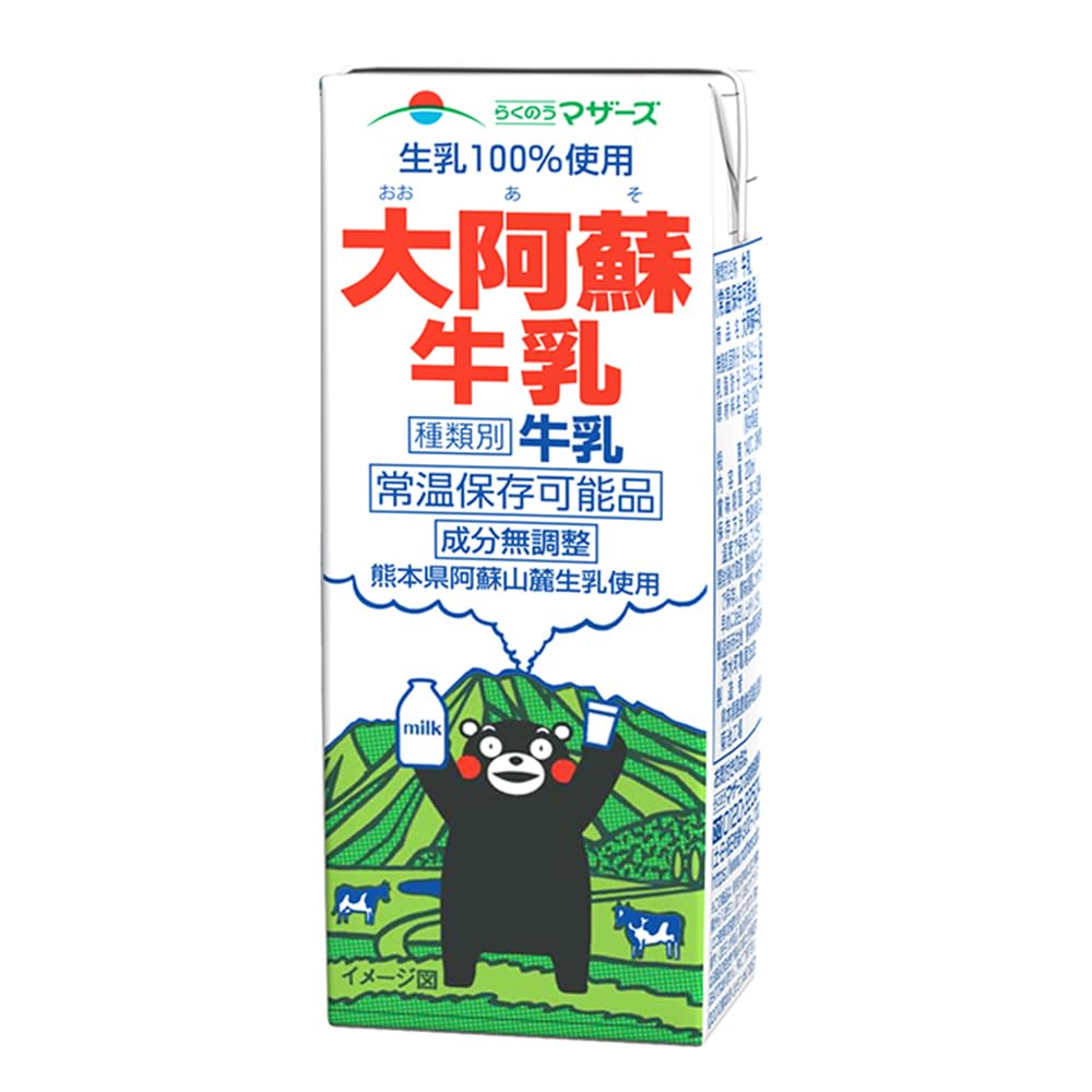 樂天商城 - (ケース販売) 大阿蘇牛乳 200ml×24本
