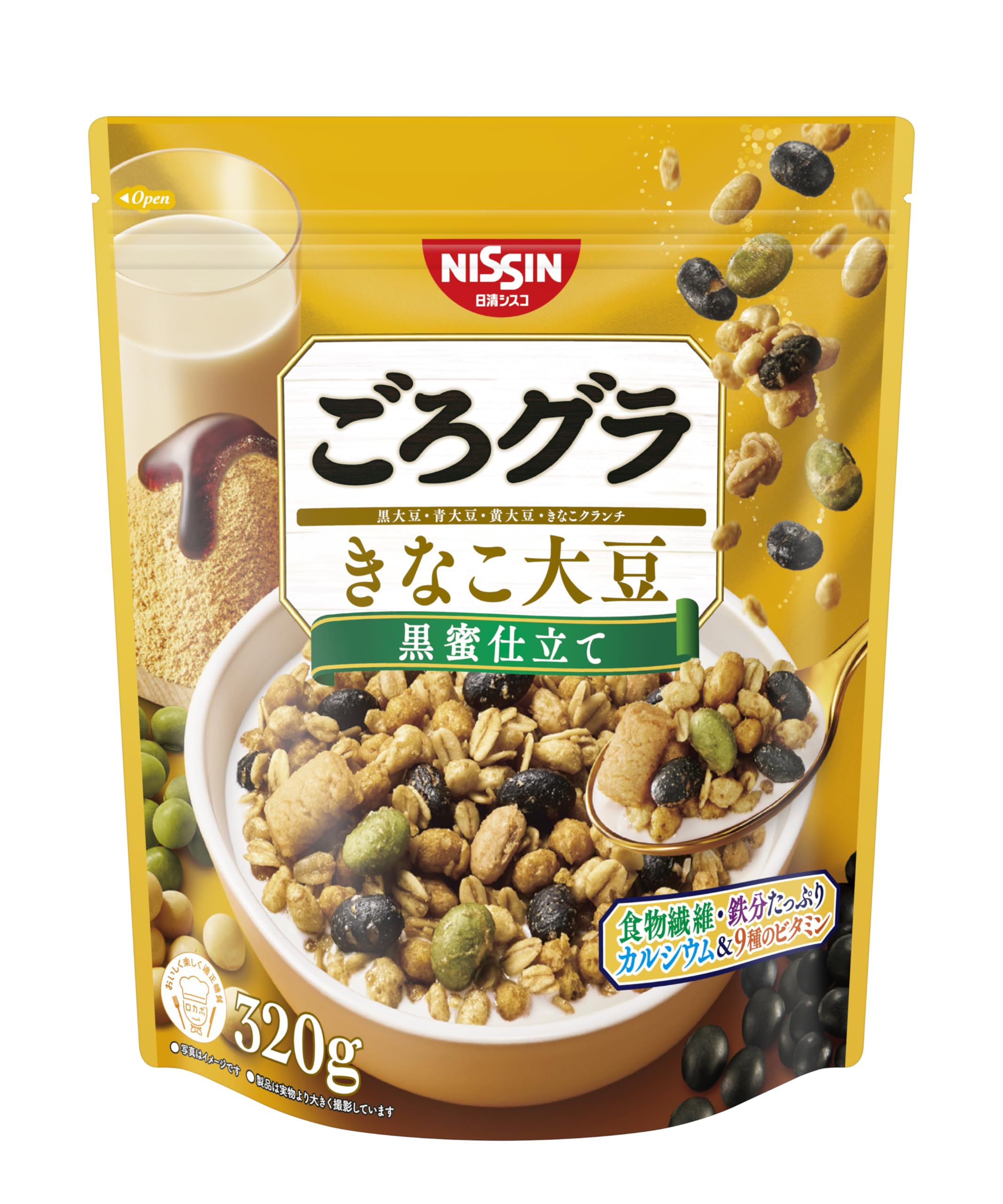 樂天商城 - ごろグラ 日清シスコ きなこ大豆 320g×6袋