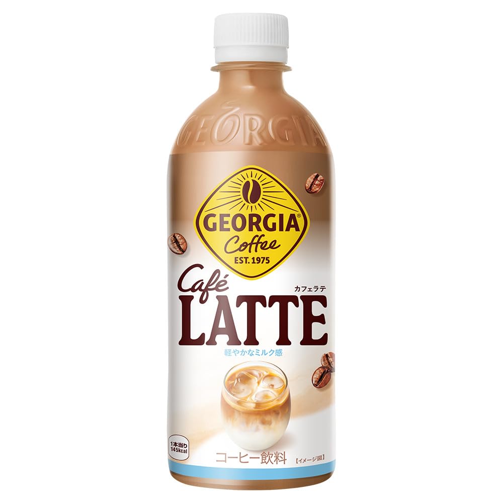 樂天商城 - コカ・コーラ ジョージア カフェラテ 500mlPET ×24本