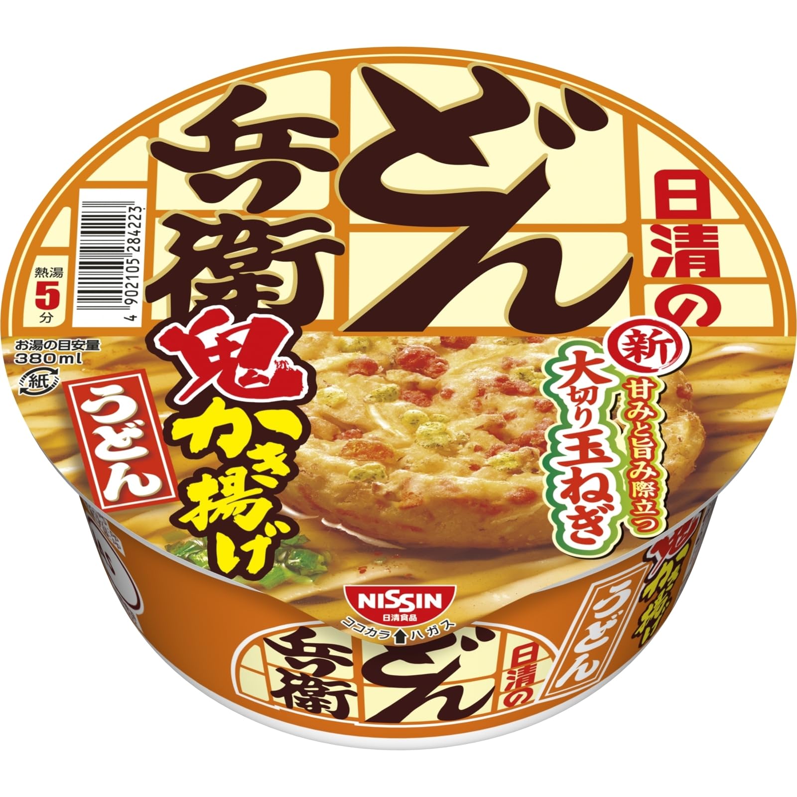 樂天商城 - どん兵衛 鬼かき揚げうどん [甘みと旨み際立つ大切り玉ねぎ] 日清食品 カップ麺 96g ×12個