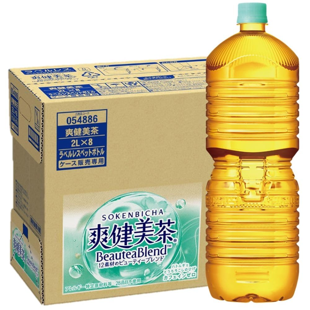 樂天商城 - 爽健美茶 2L PET ラベルレス ×8本